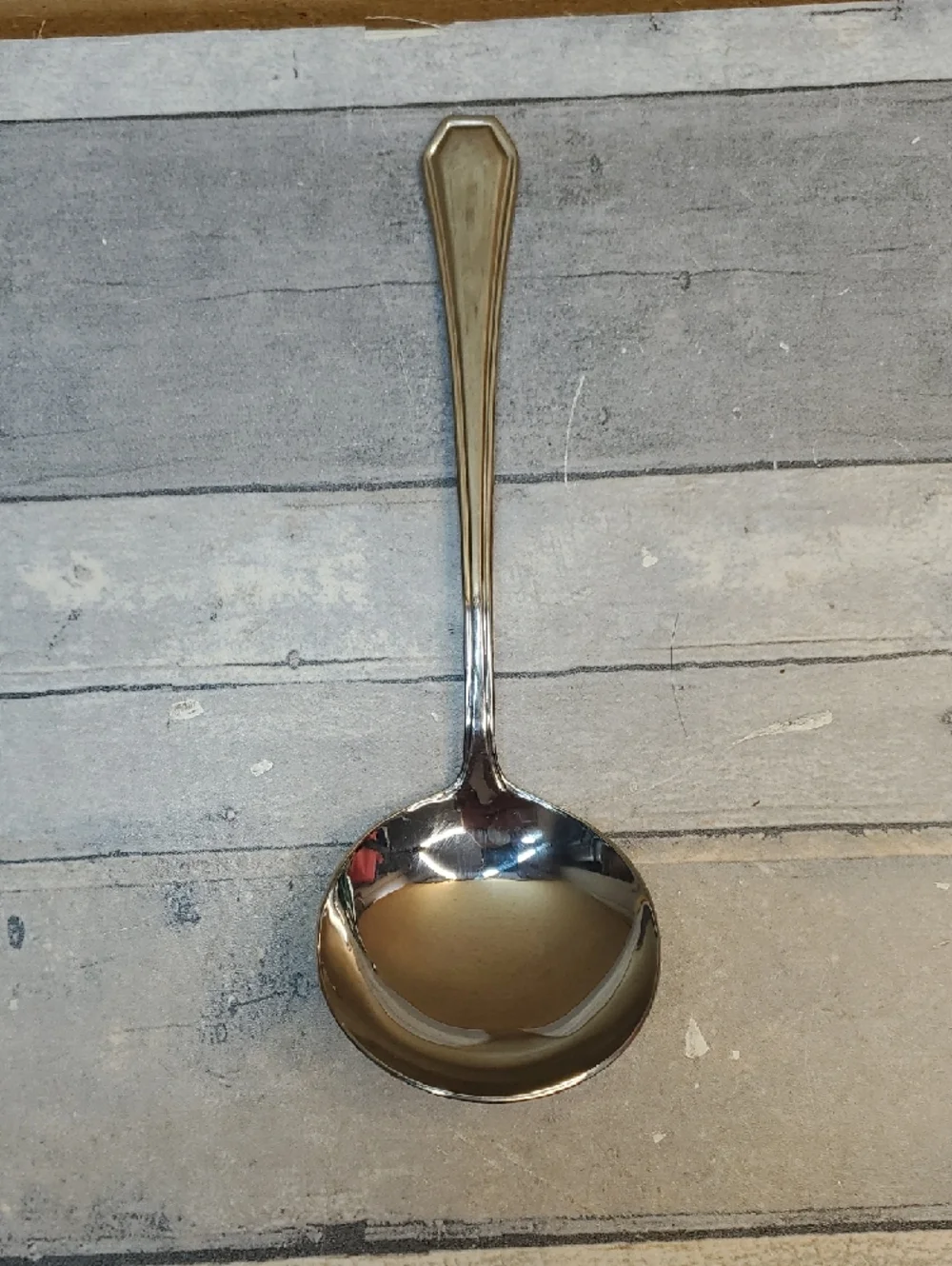 Wallace Silver Solid Gravy Ladle